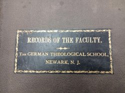Faculty records in the Bloomfield College Archives Collection