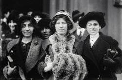 photo of 3 historical women in black and white