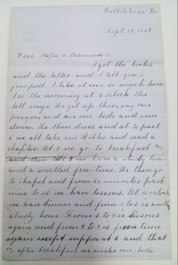 letter collection of family letters of Reverend George Seibert