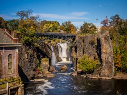 the Great Falls of the Passaic River in Paterson, NJ