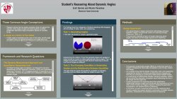 Erell Germia presented some of her dissertation findings at the annual AERA conference