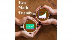 Two Math Friends podcast logo