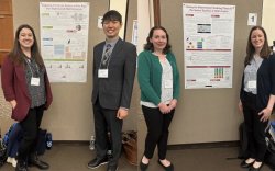 PhD students at University research symposium