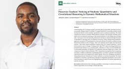 Dr. Alfred Limbere recently published an article in Education Sciences