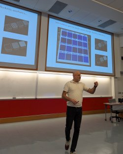 Dr. Greenstein discussion at Math and Sports Day