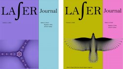 LASER Journal covers for volumes one and two