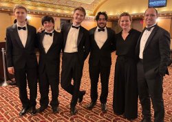 Mathematics students and faculty at MSU Chorale performance