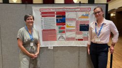 Bailey and Alic with poster at USCOTS 2025