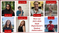 academic year 2025 mathematics student ambassadors