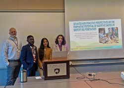 Dr. Greenstein with his presentation group at the PME-NA meeting