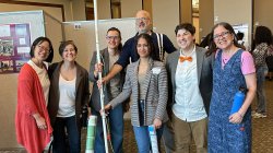 Math Education students with their mentors at the University's annual Student Research Symposium