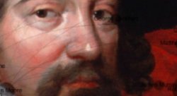 Portion of a Painiting of Sir Fancis Bacon