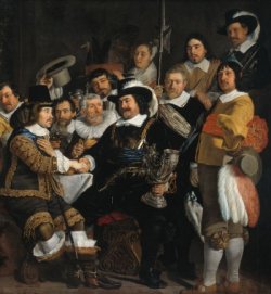 Painting of Bartholomeus van der Helst, The Celebration of the Peace of Münster (1648)