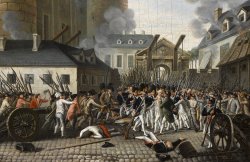 Prise de la Bastille et arrestation du gouverneur M. de Launay, le 14 juillet 1789