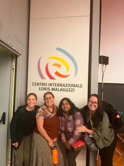 Photo of students in Italy
