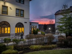 sunset near Russ hall