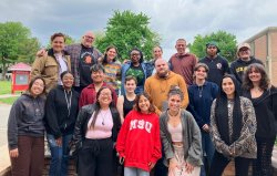 2024 Summer Field School students and staff group poses for photo