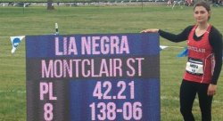 Feature image for Lia Negra Finishes 8th in Javelin at NCAA Outdoor Track and Field Championships