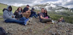 Montclair State geology students at the summit of Red Butte, Montana.