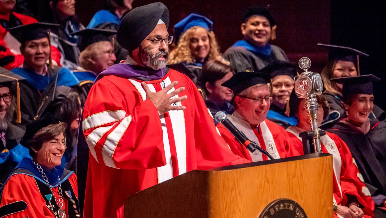 2020 Graduate School Commencement Press Room Montclair State University