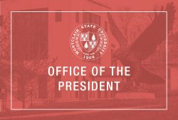 Montclair state University Office of the President Logo