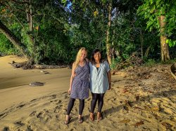Borgerson with then-undergraduate Patsy Herrera in Madagascar in summer 2019.