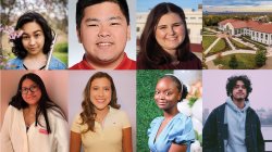 seven of the eight Gilman Scholarship winners for 2021-22