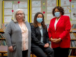 Caroline Murray, Rhena Jasey-Goodman, and Marilyn Davis