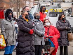 attendees listening to speaker