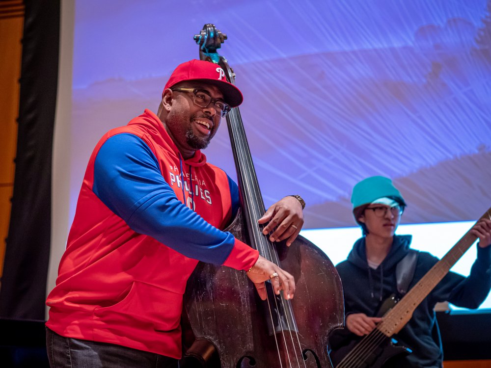 Christian McBride playing bass