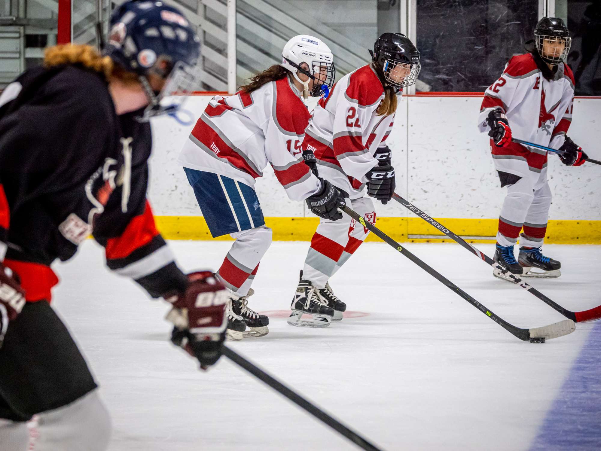 hockey players on ice