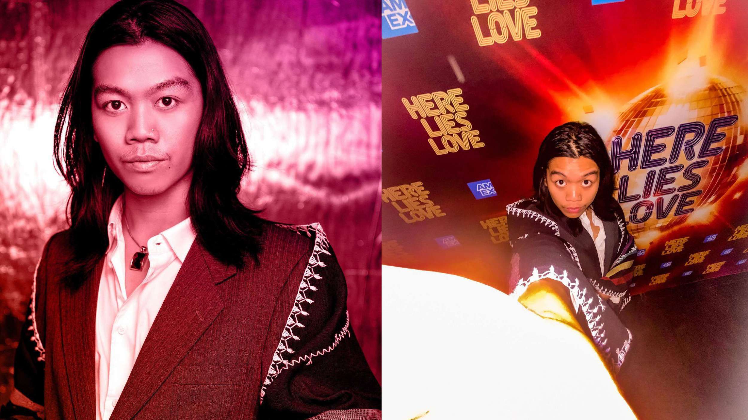 Nathan Angelo in two photos.