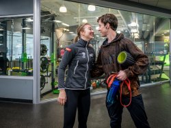 Olga Mikutina and Misha Nosovitskiy