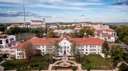Aerial view of Susan A. Cole hall.