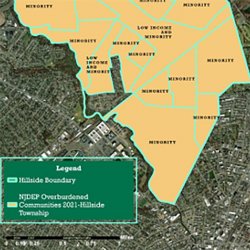 Mapping of Overburdened Census Blocks in Hillside, NJ