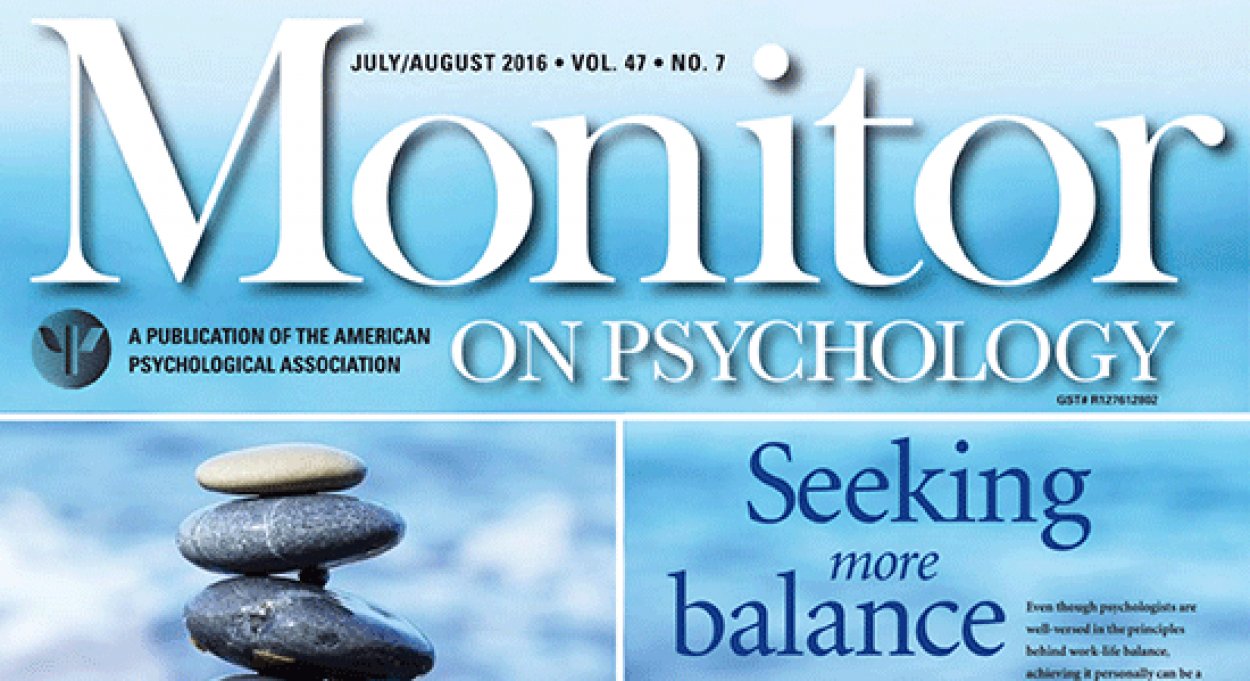 Sandra Y. Lewis Interviewed For Article In Monitor On Psychology