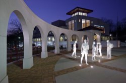 Street Crossing statue by George Segal