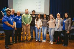 Cyberhawk group photo after winning the ISC2 Hackathon