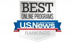 US News Best Online Programs Rankings badge