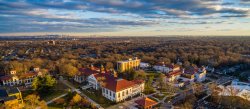 Aerial photo of Montclair State University campus