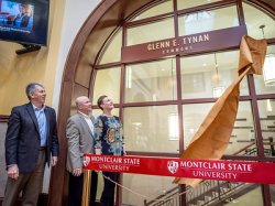 Glenn Tynan looking at department named after him