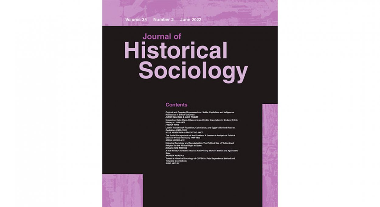 Arnold Korotkin’s Work Credited In “Journal Of Historical Sociology