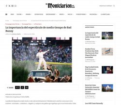 a screenshot of the Montclaria website showing a feature story headline and photo