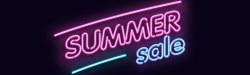 Graphic of the words Summer Sale.