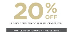 20% Off at Bookstore