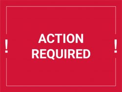 Action Required Banner