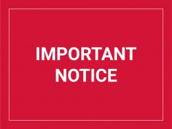 Important Notice Banner