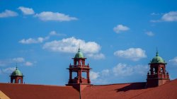 photo of the Cole Hall bell towers