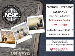 NSE Info session flyer 1/23/19