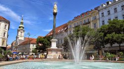 Photo of a courtyard in Graz, Austria